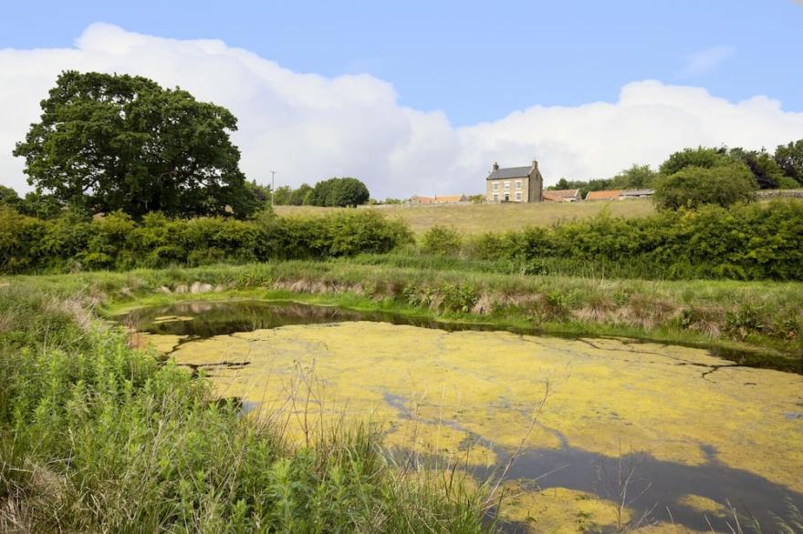 Luxury upside down , terraced barn conversion in a wonderful setting