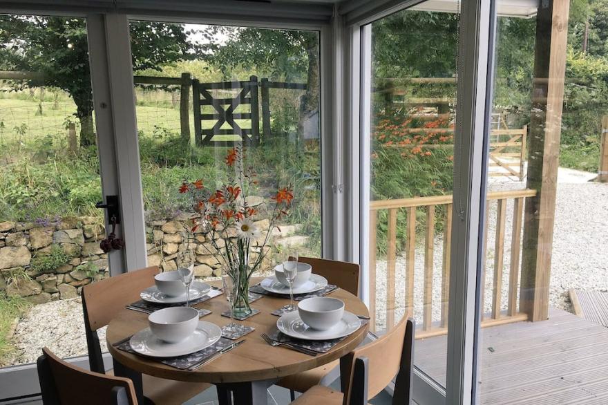 Unique eco-build holiday cottage, on Bodmin Moor. Near Boscastle & Tintagel.