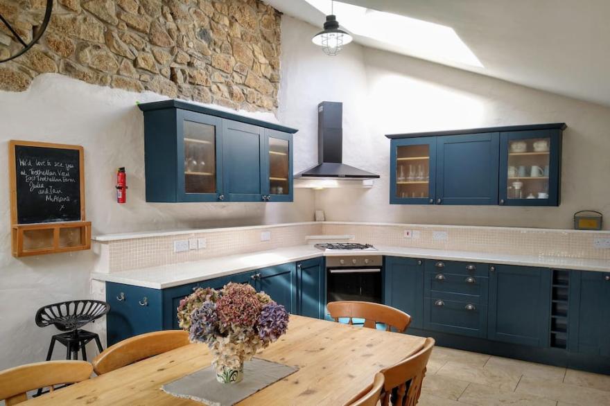 4 bedroom barn conversion on smallholding with alpacas, goats and pigs