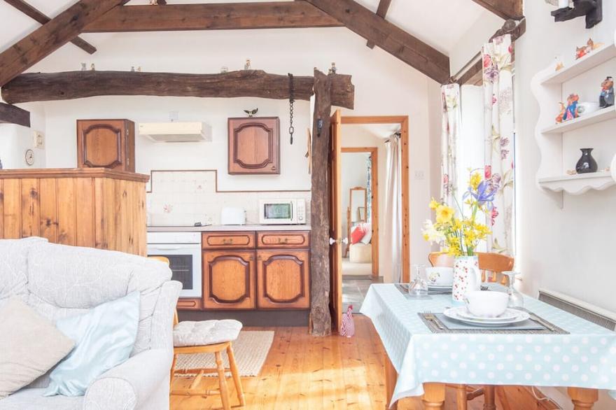 The Linhaye, a comfortable detached single storey cottage situated in the countryside