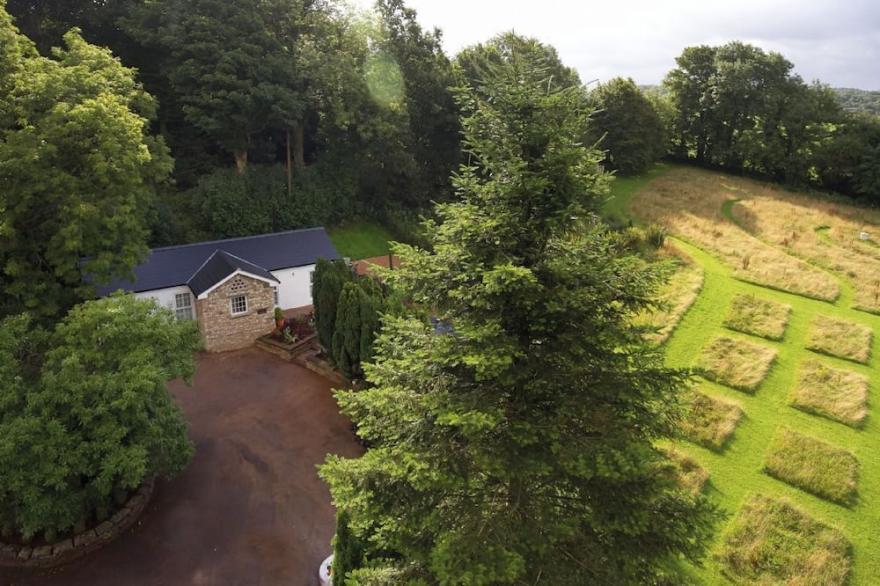 Nos Da is a contemporary cottage sleeping four offering the ideal tranquil escape in South Wales.