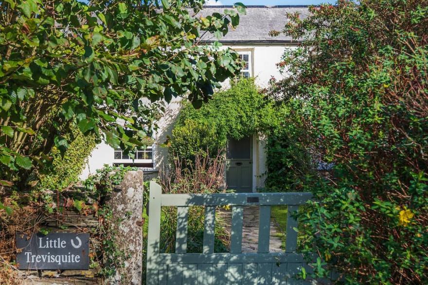 Little Trevisquite, a lovely 4 bedroom, 200 year old family home with woodland and countryside views in north Cornwall