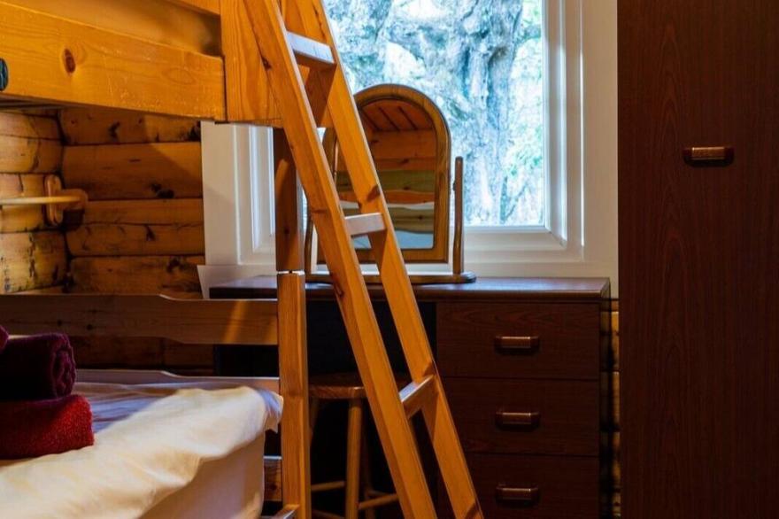 Self-Catering log cabin near Plockton and the Isle of Skye secluded, well equipped and dog friendly.