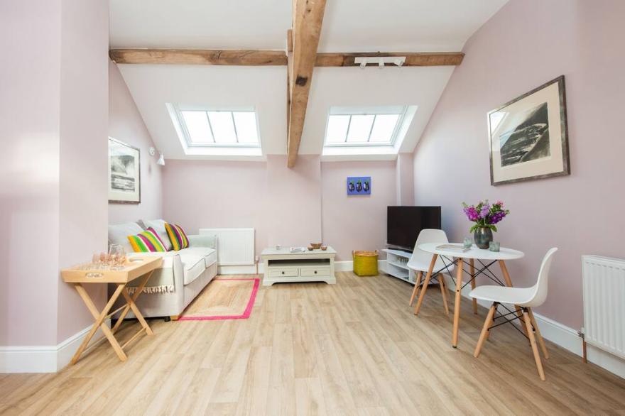 A self-contained holiday let set on a working farm with complete privacy