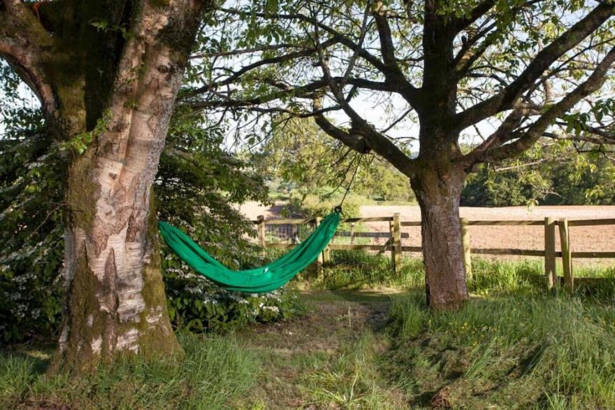 Idyllic house vast views, great for winter walks & cosy nights by open fires.