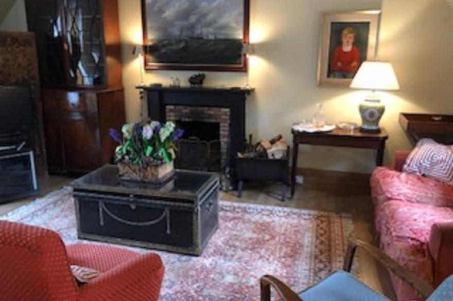 Wing Of Historic Luffness Castle. One twin and one single bedroom