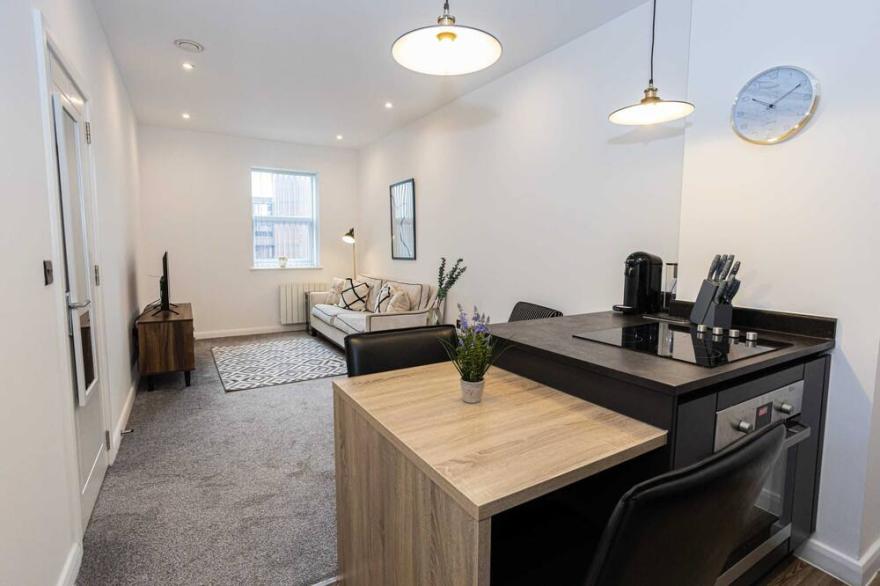 Contemporary Bolton Apartment in Central Location