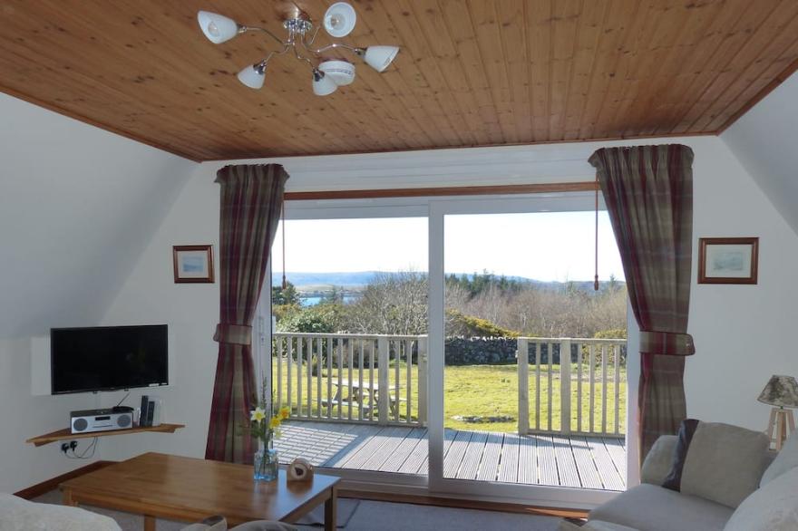 Lodge 5 - No Pets - Aultbea Lodges - Private with Woodland and loch views