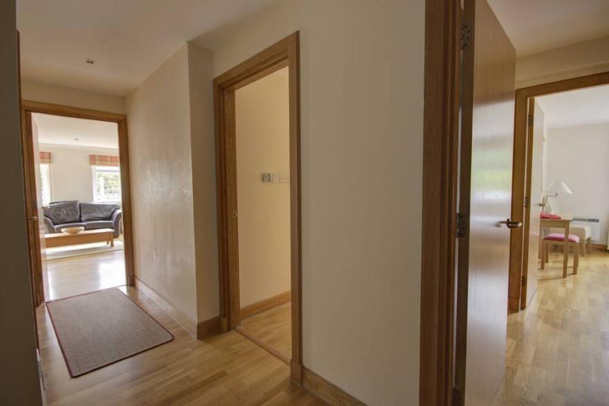 Modern ground floor apartment located in the heart of rural Brora, Sutherland.