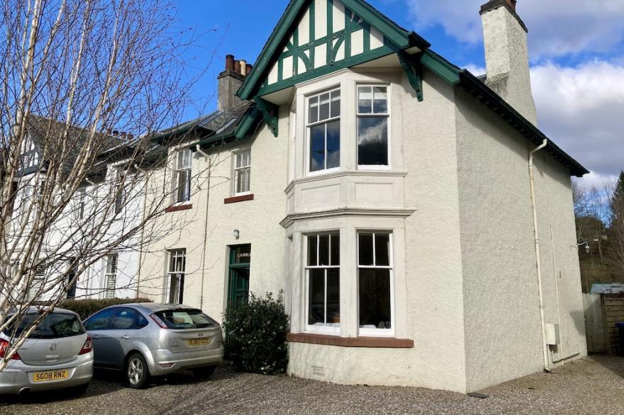 Luxurious family home with garden in Birnam & Dunkeld