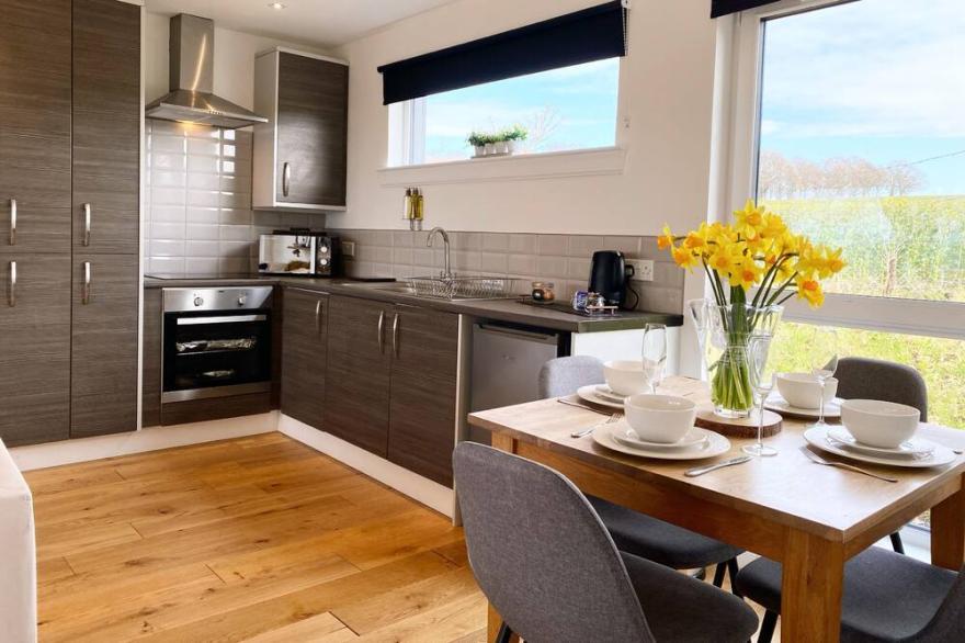 Romantic, luxury lodge on the NC500 - Druid House Lodge
