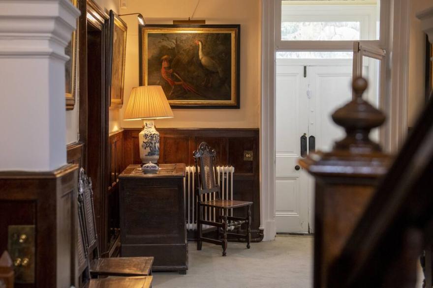 A handsome blend of Georgian and Victorian architecture, Upper Helmsley Hall will transport its gues