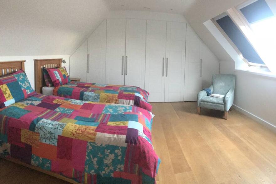 A modern house designed by award winning architects Hebridean Homes.