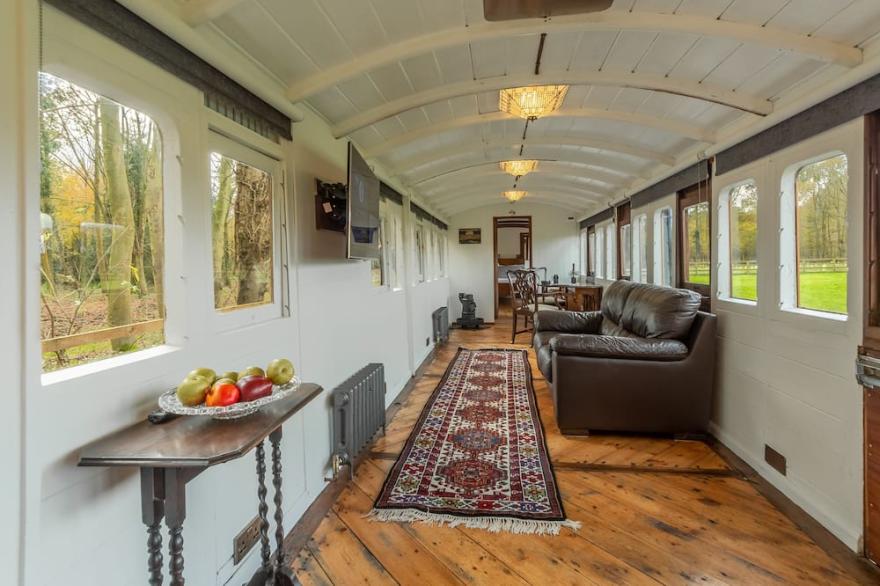 Take an adventure aboard your very own Victorian railway carriage