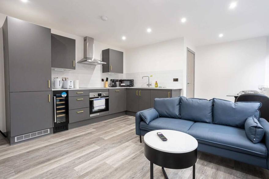 Modern 1 Bedroom Apartment in Preston Centre