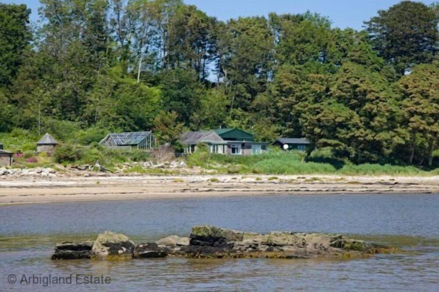 An idyllic seaside cottage right on the beach with stunning views.  The most perfect position for a