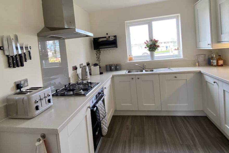 Relax or work from home in our 4 bedroom home near Padstow