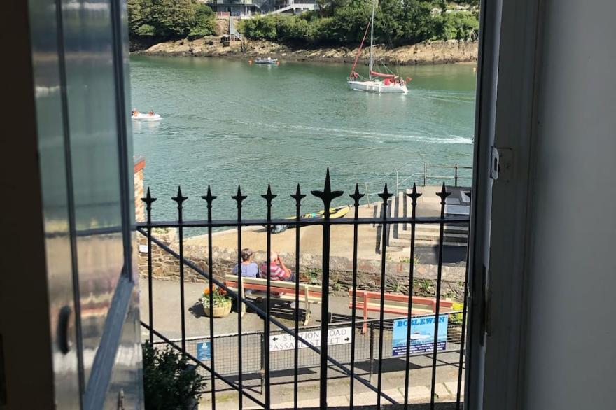 Out of the Blue is a Refurbished Riverside Cottage with Stunning River Views