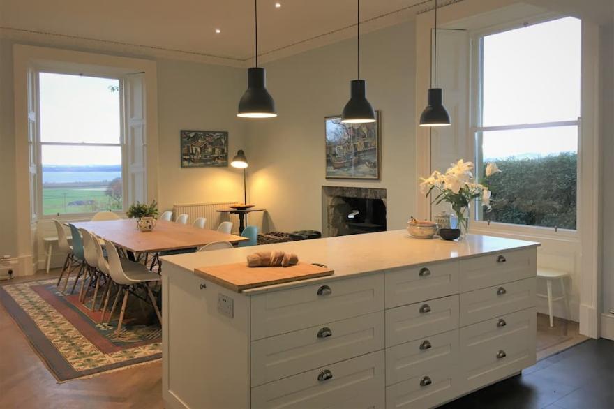Beautiful house, set in a gorgeous garden with stunning Loch views