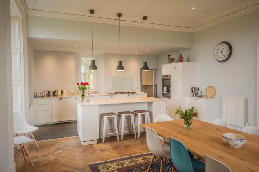 Beautiful house, set in a gorgeous garden with stunning Loch views