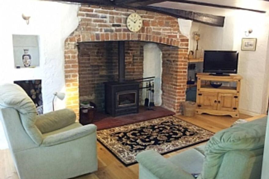 Thatched Cottage in Martham, Norfolk, England