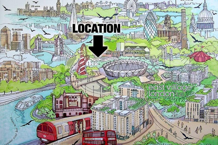 Waterside Large 5* Luxury Olympic Park Stratford Bow Hackney Wick Boutique HUGE