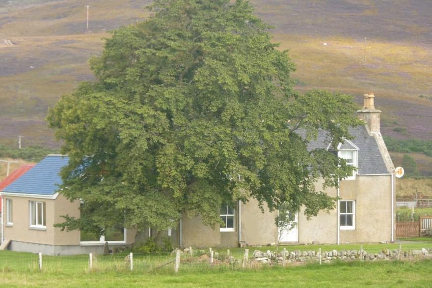 Stunning Highland retreat in peaceful glen near Dornoch