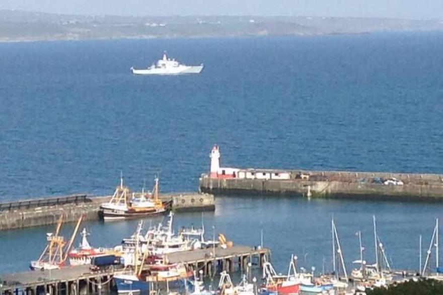 Beautiful views over Mounts Bay. Discounts for July and August. Enquire here.