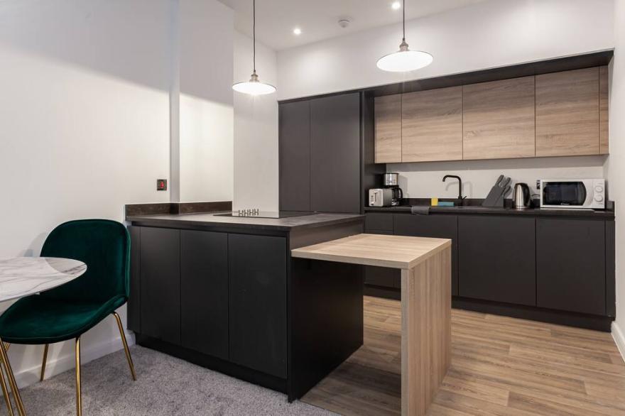 Stylish 1 Bedroom Apartment in Bolton