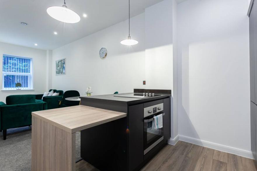 Stylish 1 Bedroom Apartment in Bolton