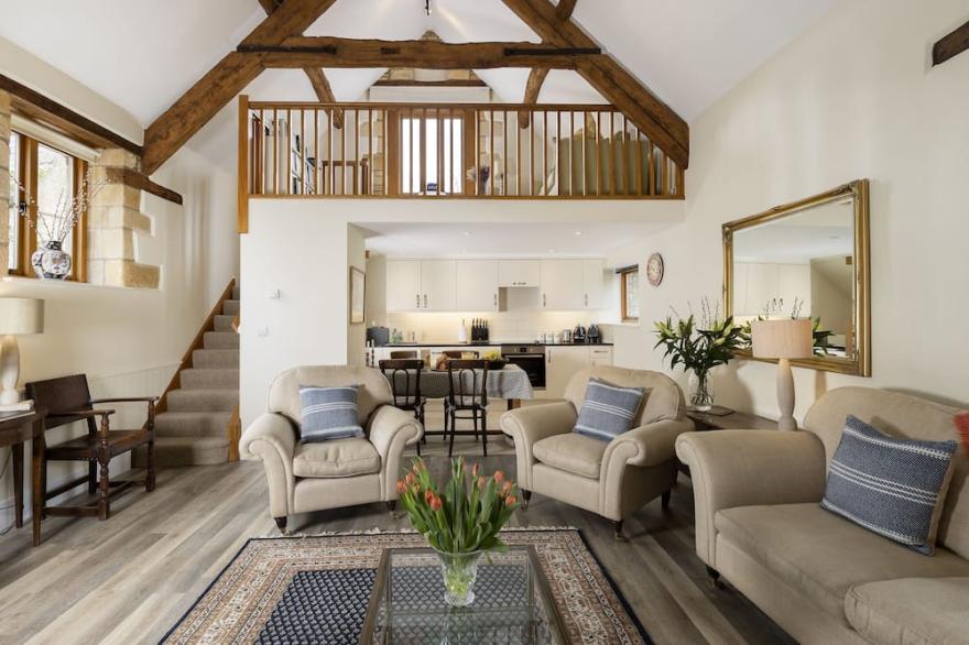 In the Windrush Valley, this property offers the utmost peace and tranquillity.