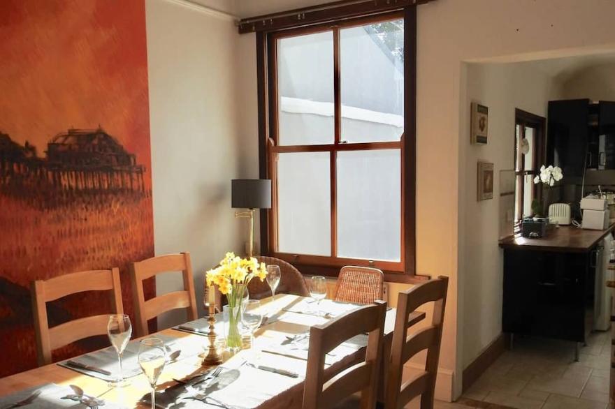 An elegant Georgian house in an historic period terrace.