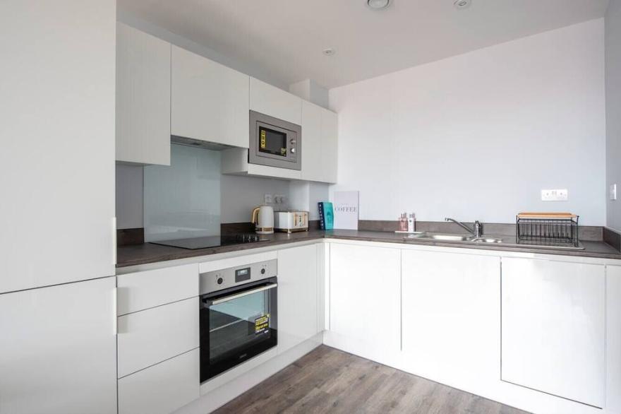 Modern & Stylish 1 Bedroom Apartment in Birmingham