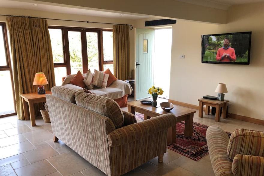 Cool and airy in summer and cosy in winter, this property boasts stunning views.