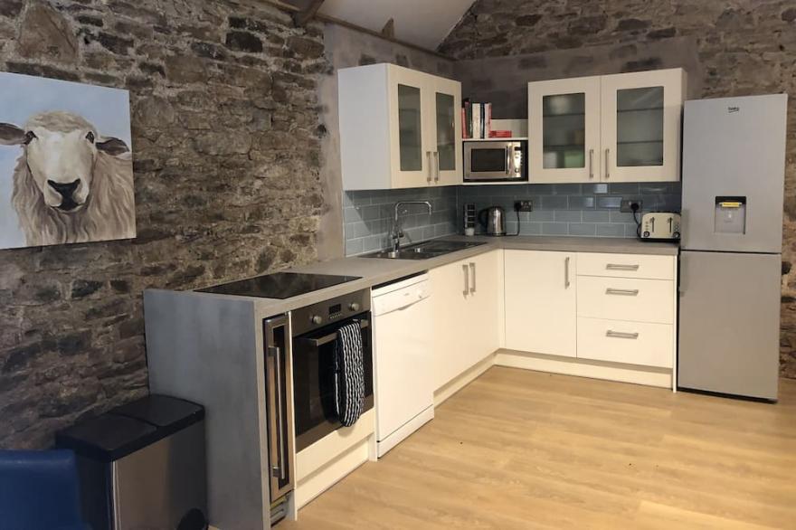 Four bedroom stone barn conversion near Dartmoor and Devon beaches