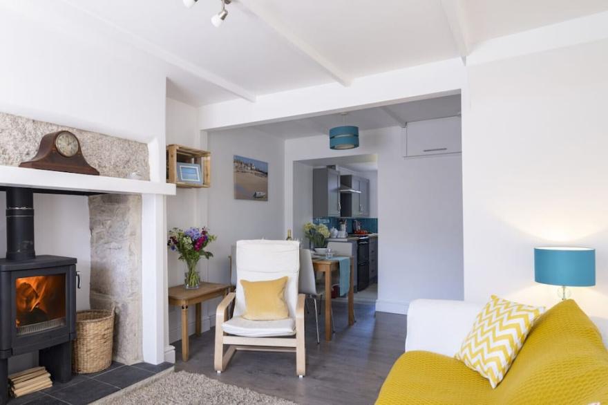 Halfpenny Cottage, a beautifully presented cottage in the village of Lelant near St Ives
