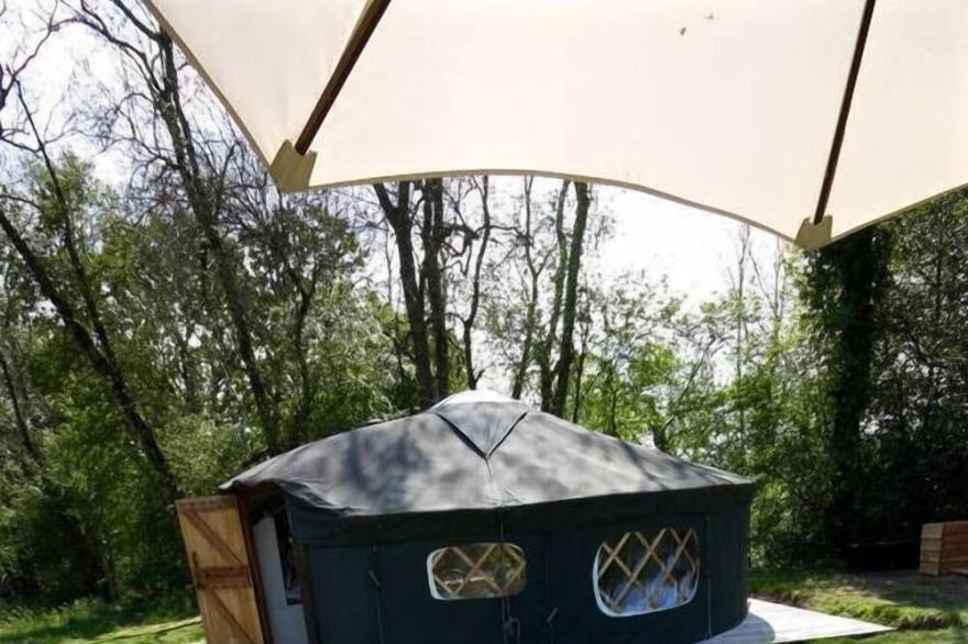 'Willow' Yurt in West Sussex Countryside