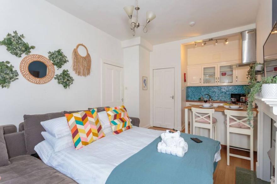 Cute - 1BD Near Centre - Leith Walk - Free Parking