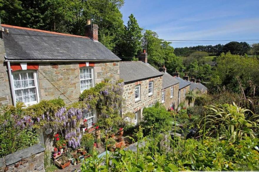 Hazel Croft, a detatched cottage set within tranquil grounds and a short drive from perranporth
