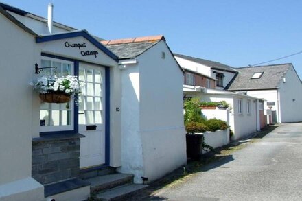 Crumpet Cottage, a charming terraced cottage in the pretty village of Mylor Bridge