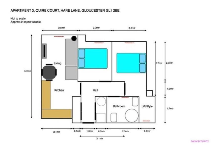 Quire Court Apartments - Apartment QC3