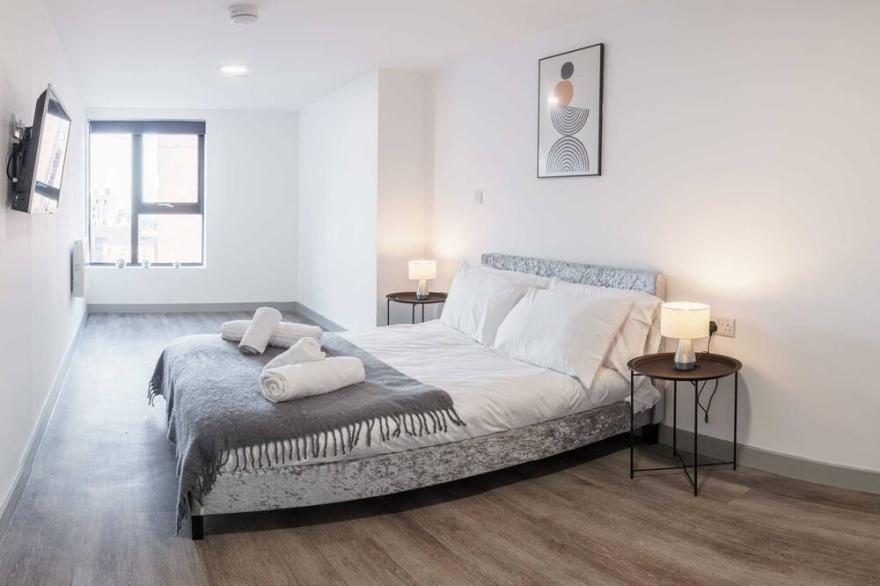 Modern 1 Bedroom Apartment in Central Liverpool