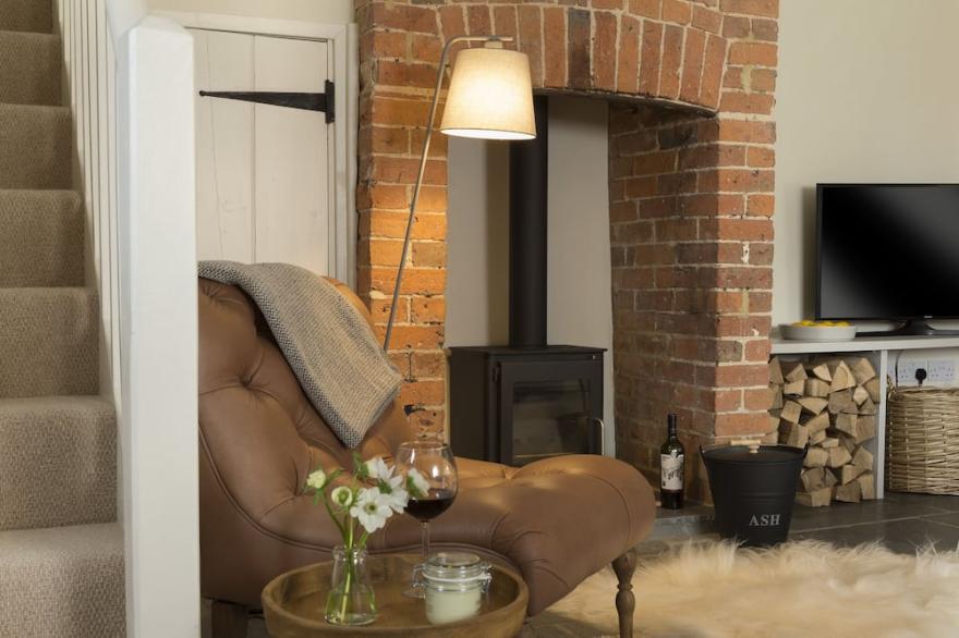 A charming cottage newly refurbished to provide a comfortable living space.
