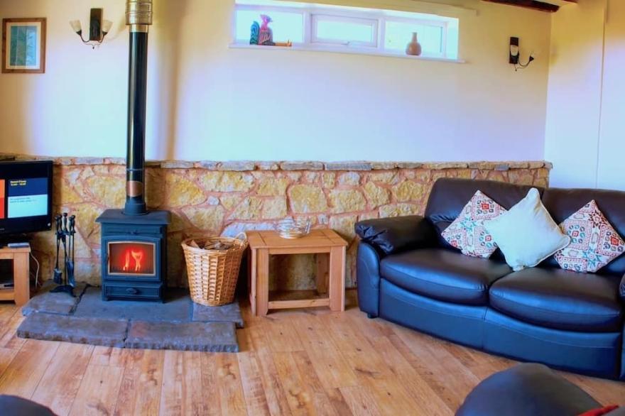 Cinders Cottage with amazing views