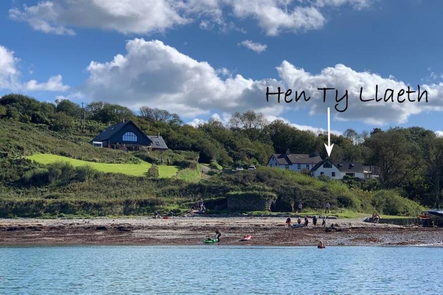Seaside holiday home for every season, Aberfforest Beach, uninterrupted sea view