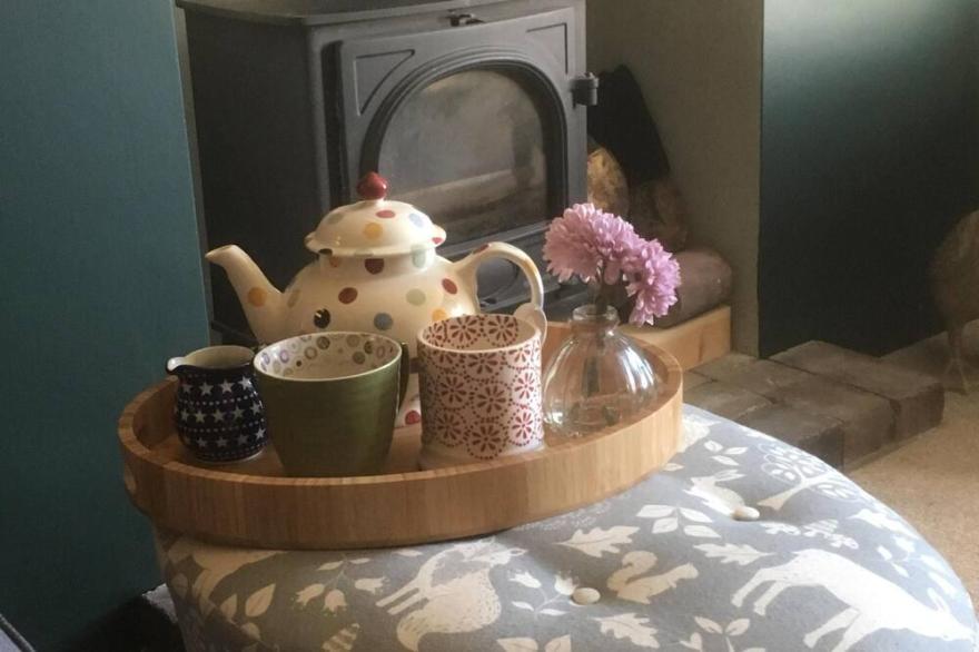 Stylish family cottage with stunning views of Brixham harbour. Dogs welcome.