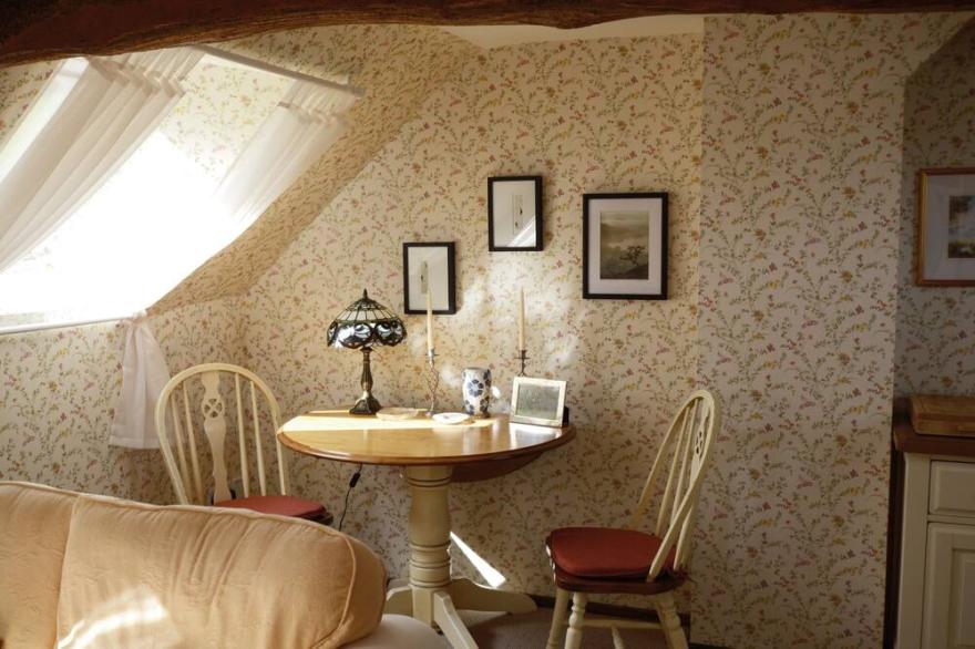 Barn Loft on a Welsh hill farm in the Brecon Beacons