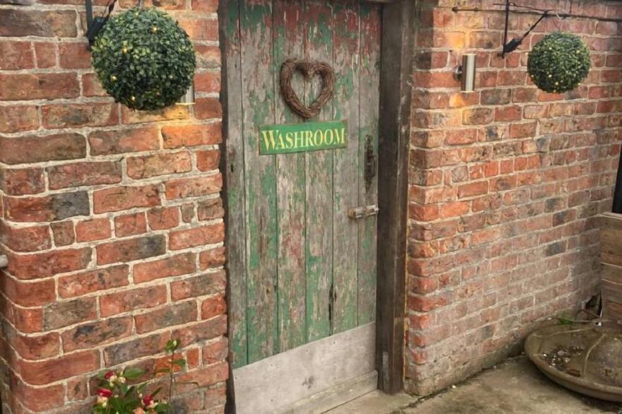Hand crafted, this shepherds hut is a wonderful place to get away from it all.