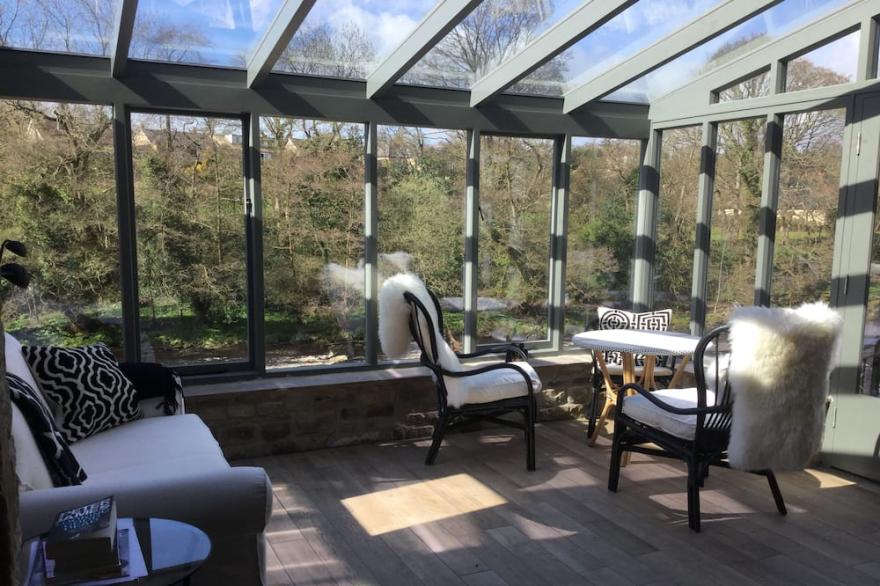 A private Dales cottage with fabulous waterfall view in lovely Barnard Castle