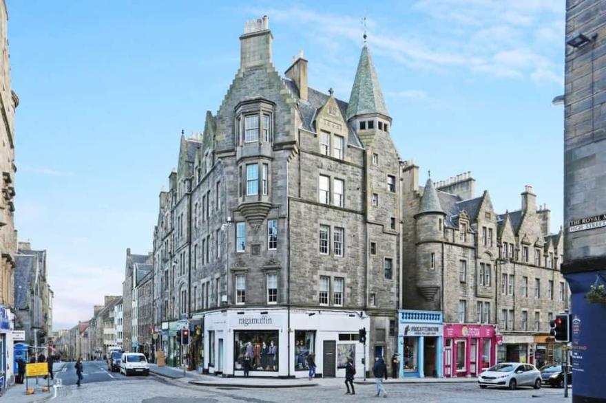Storm House. Iconic home on the Royal Mile.
